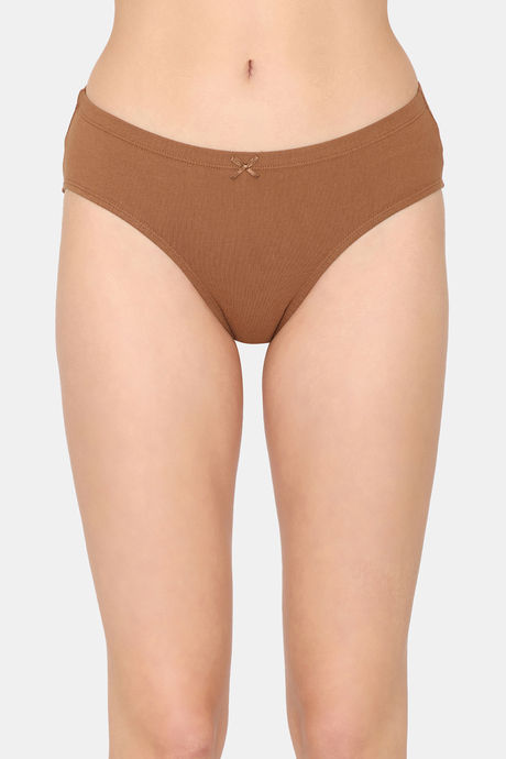 Rosaline Cotton Comfort Medium Rise Full Coverage Hipster Panty (Pack of 3) - Multicolor — image 10